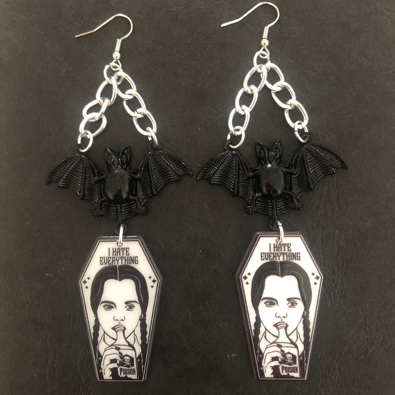 Midnight Poison Gothic Earrings