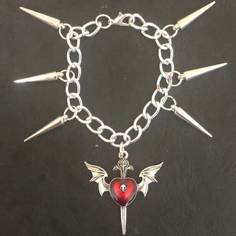 Pierce My Heart Gothic Bracelet