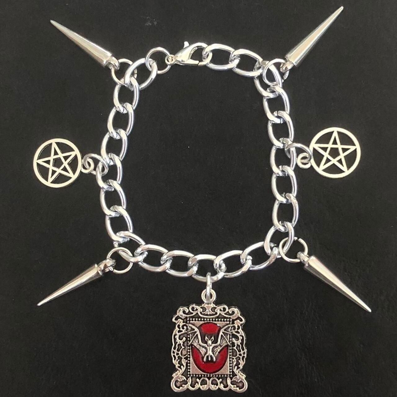 Pentagram Nocturne Gothic Bracelet