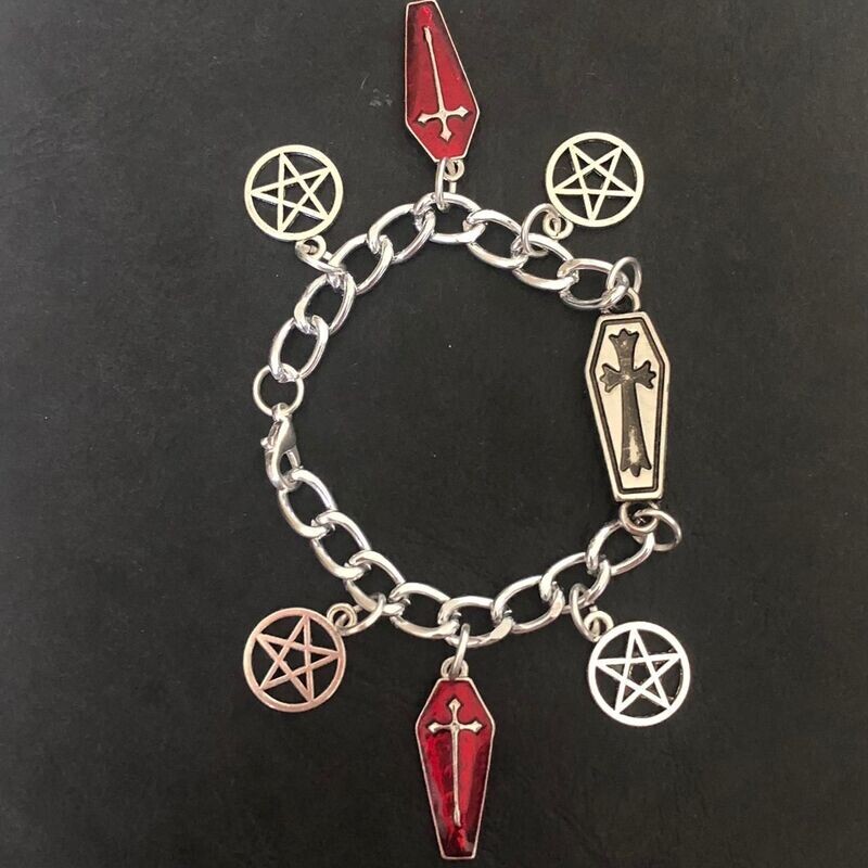 Coffin Starlight Gothic Bracelet
