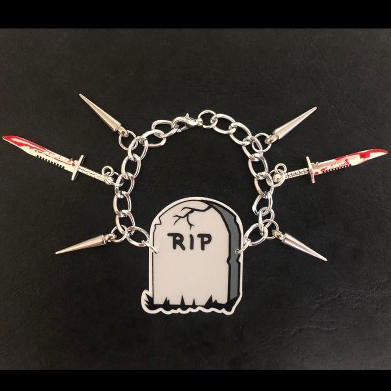 Swords of the Departed Gothic Bracelet