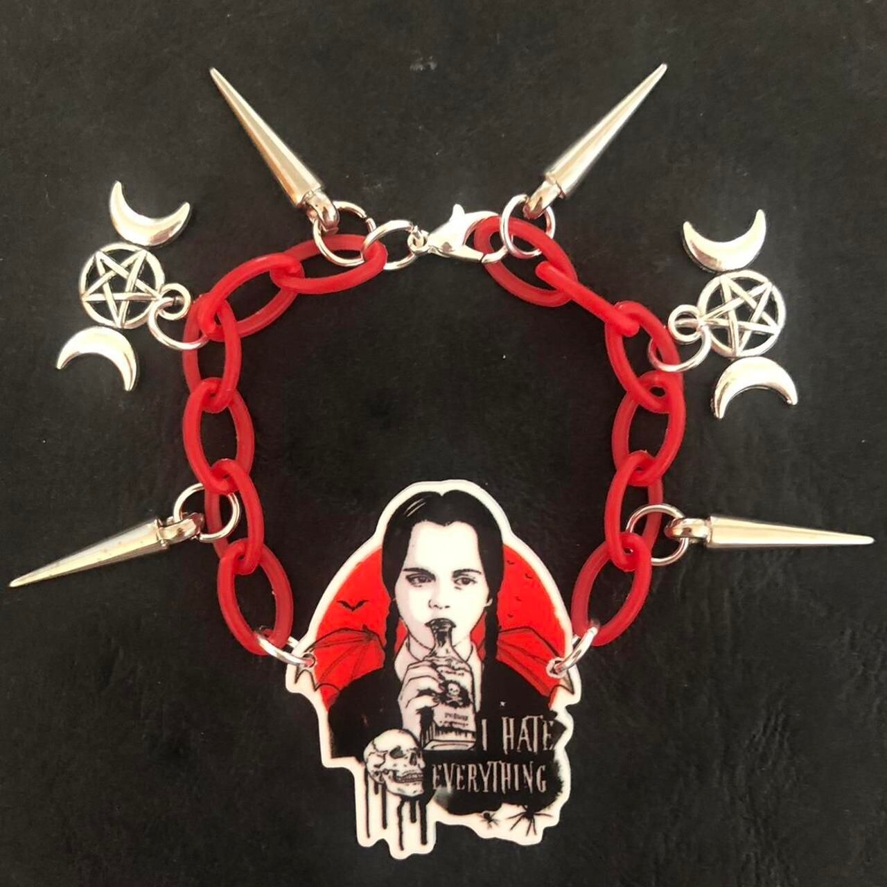 Crimson Nightmares Gothic Bracelet