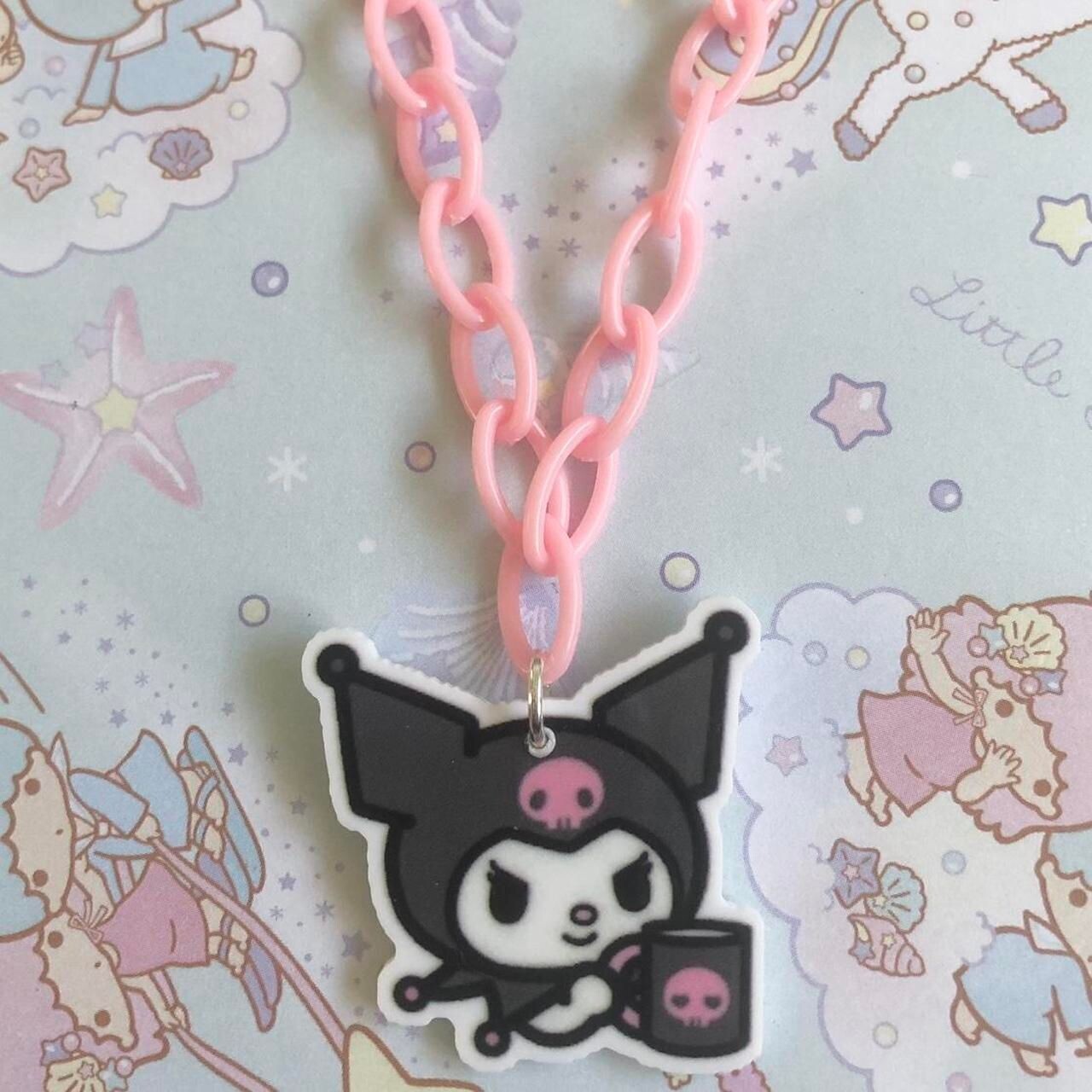 Kawaii Mischief Necklace (Pink)
