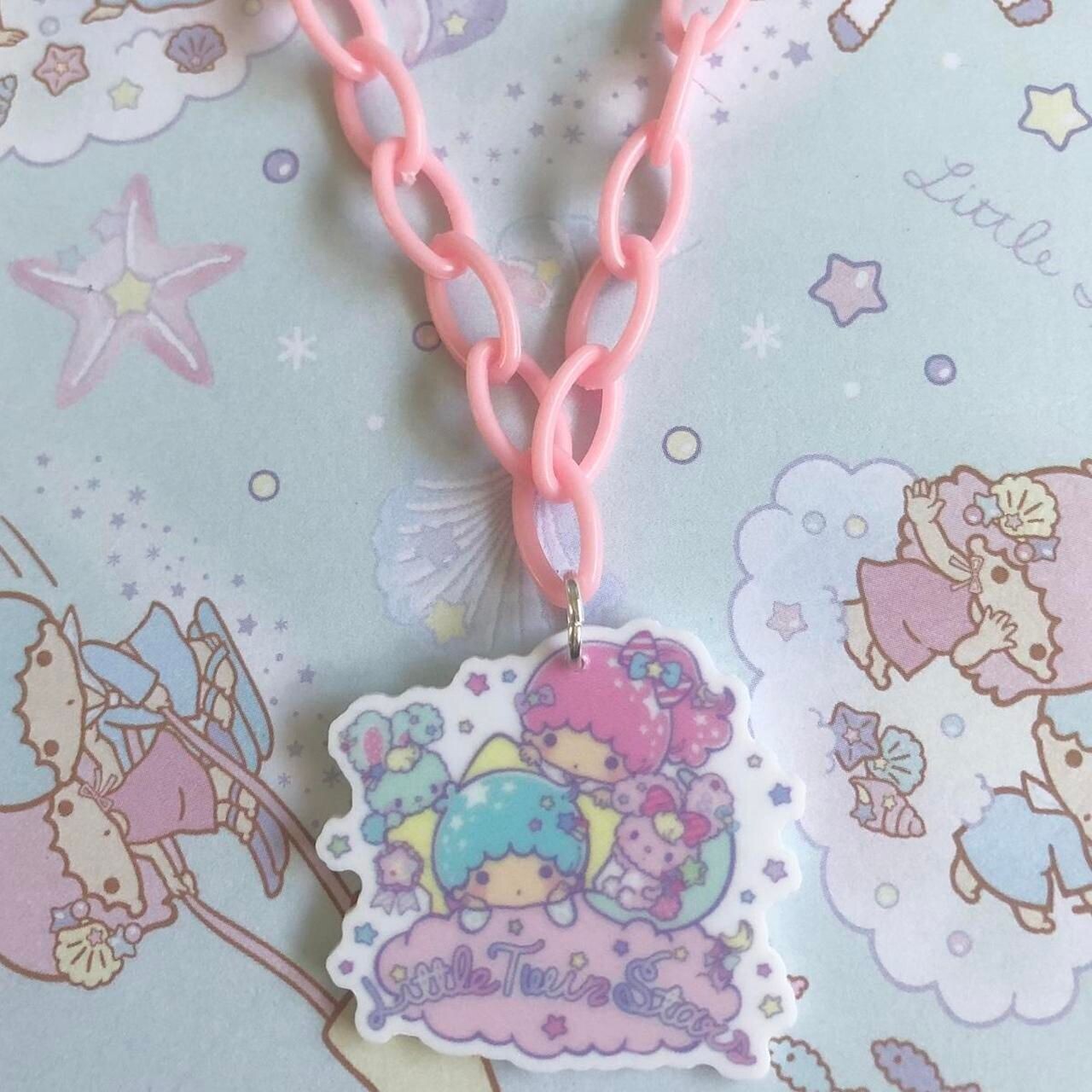 Kawaii BFF Necklace (Pink)