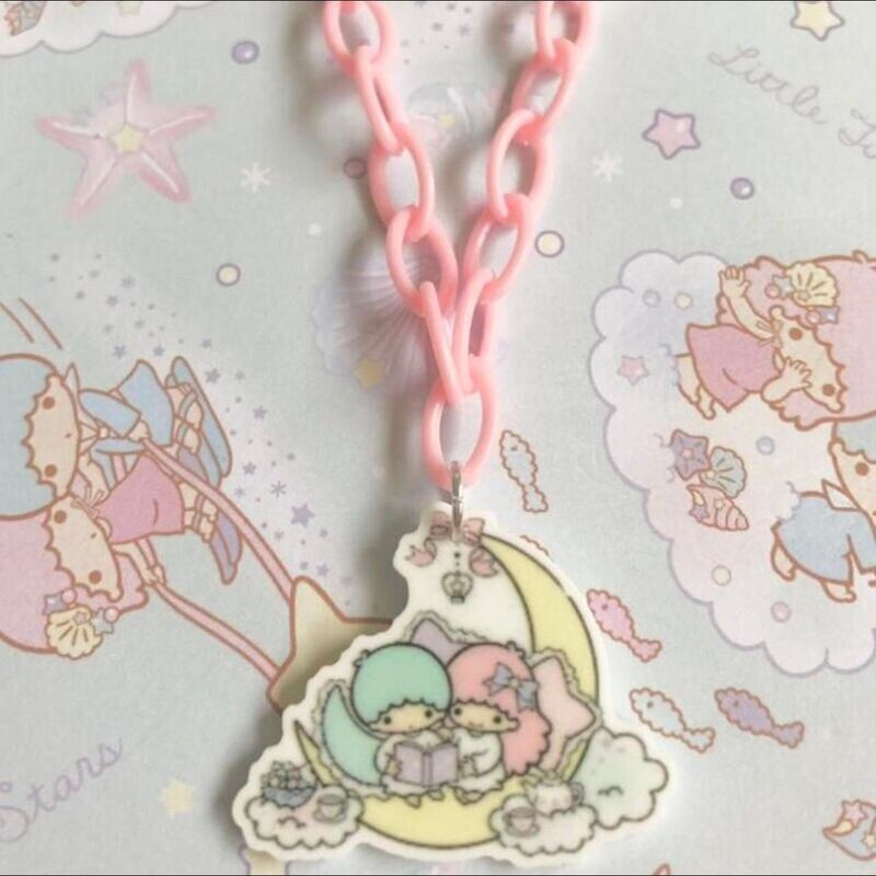 Kawaii BFF Necklace (Pink)