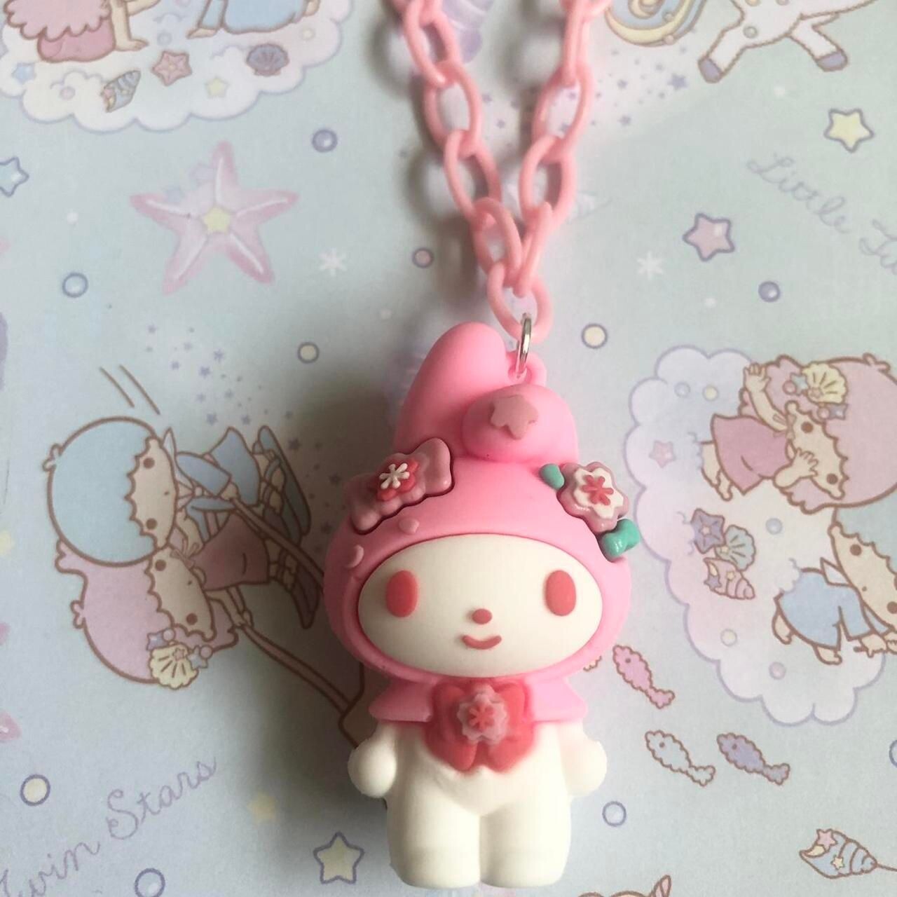 Chunky Kawaii Necklace (Pink)