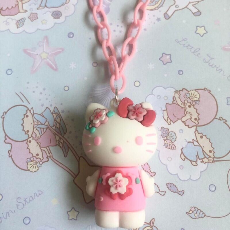 Chunky Kawaii Necklace (Pink)