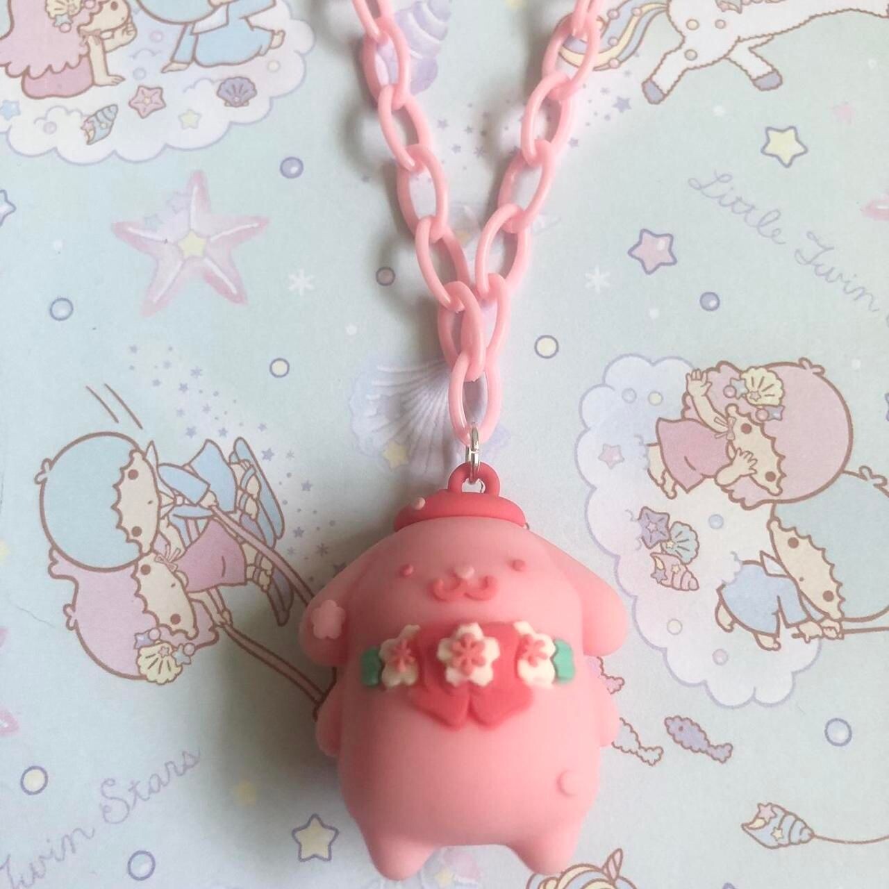 Chunky Kawaii Necklace (Pink)