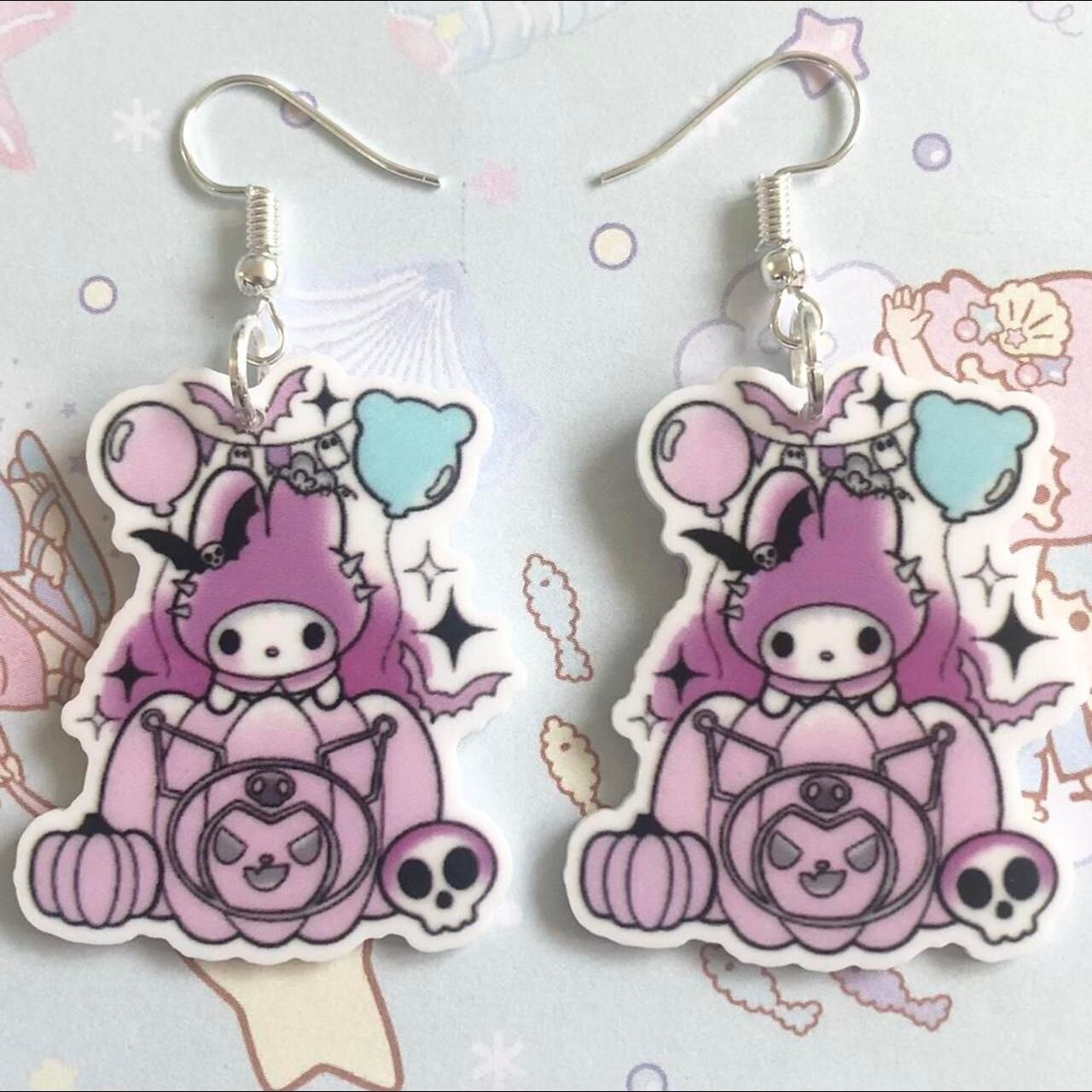 Kawaii Halloween Pumpkin Earrings