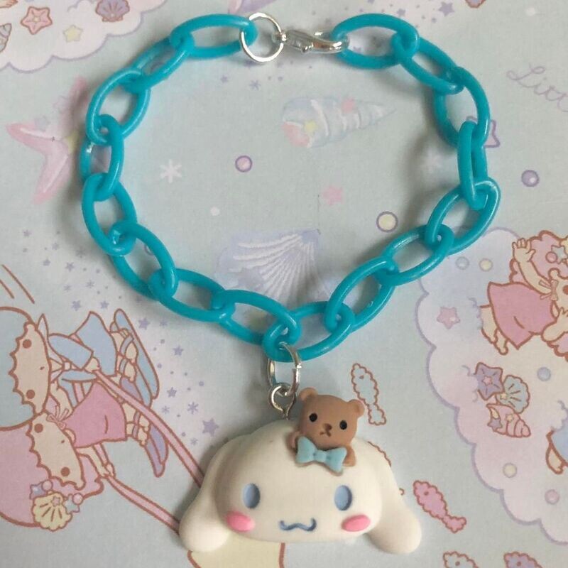 Kawaii Teddy Bracelet (Blue)
