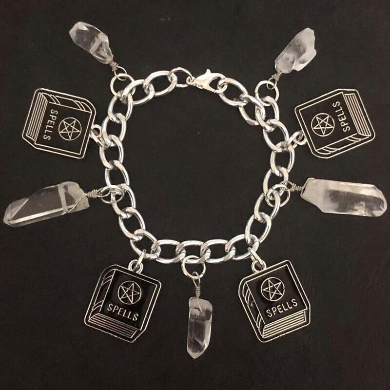 Crystal Conjuring Gothic Bracelet