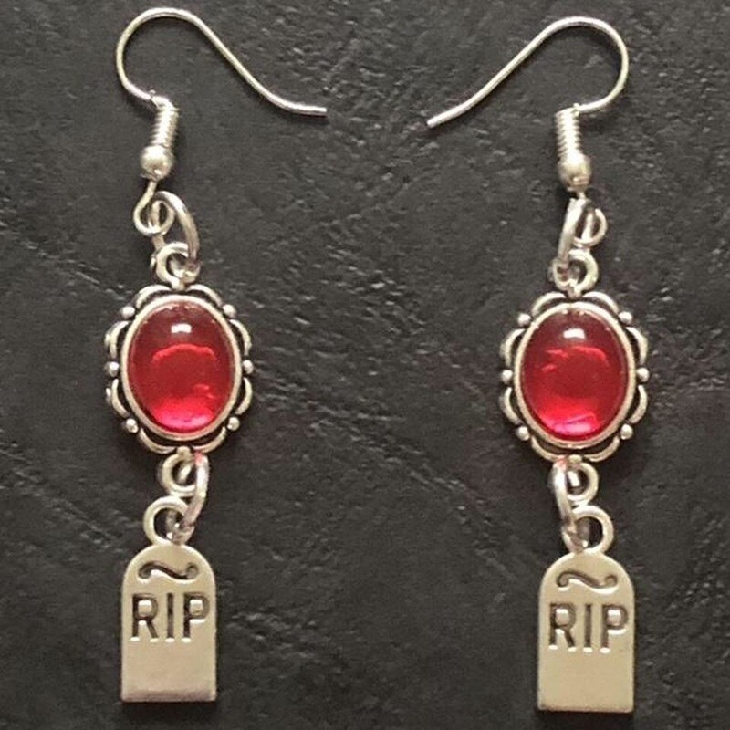 Tombstone Gothic Earrings