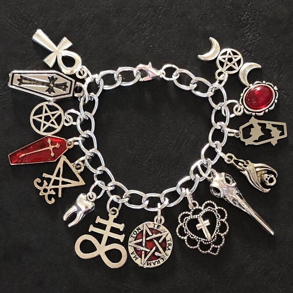 Eclectic Gothic Bracelet (Satan’s Sweetheart)
