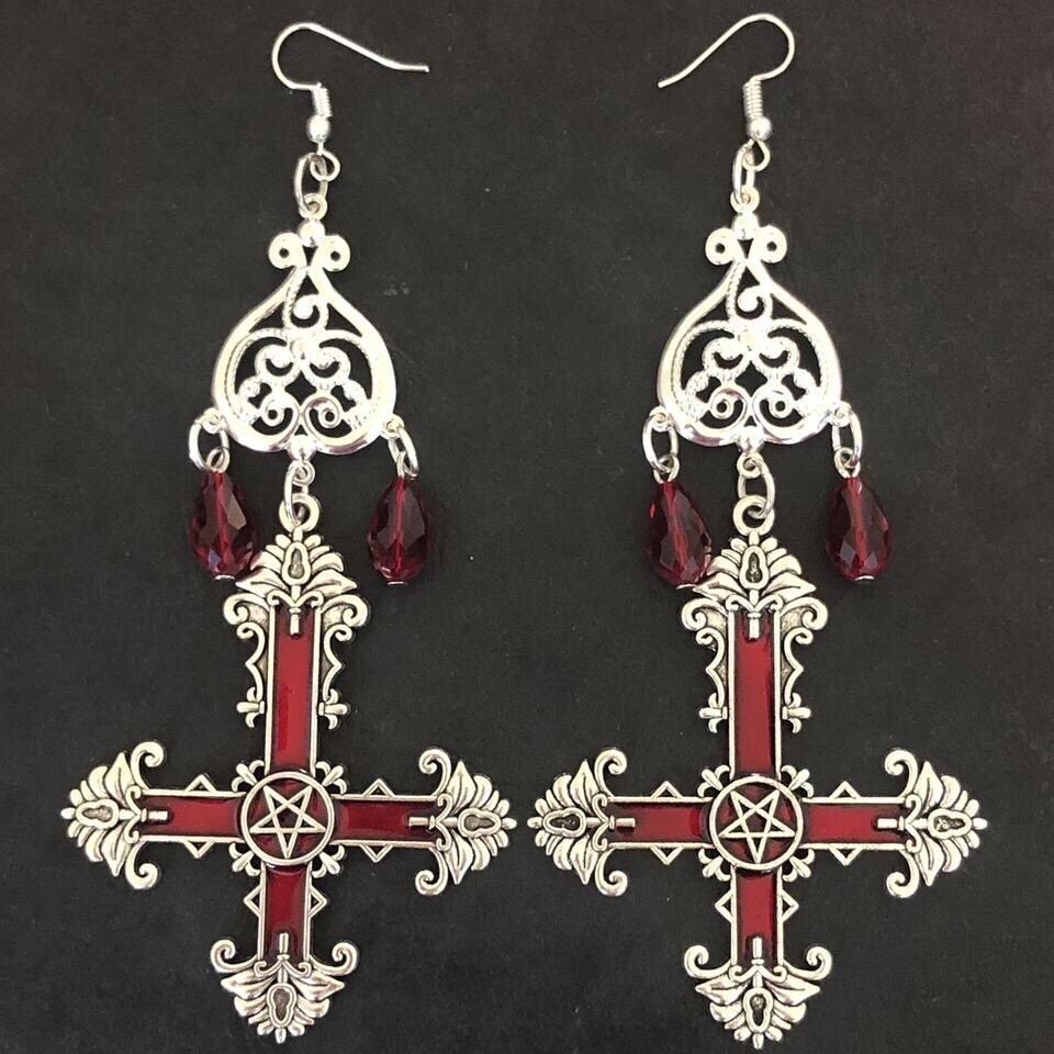 Scarlet Sin Gothic Earrings
