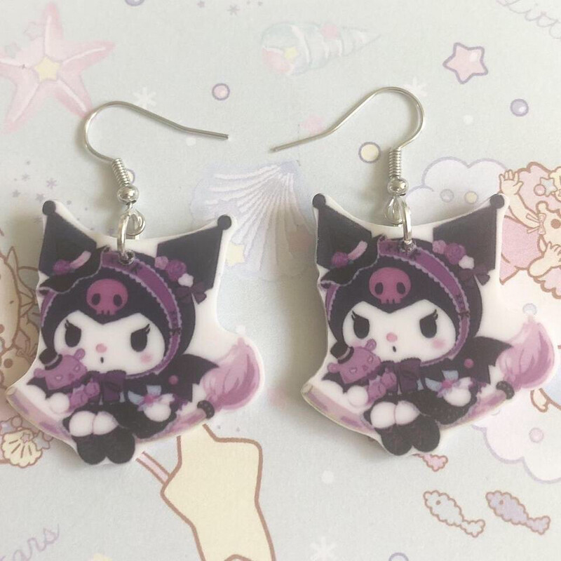 Kawaii Witch’s Broom Earrings