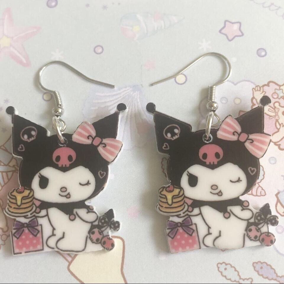 Kawaii Syrup Pancakes Earrings