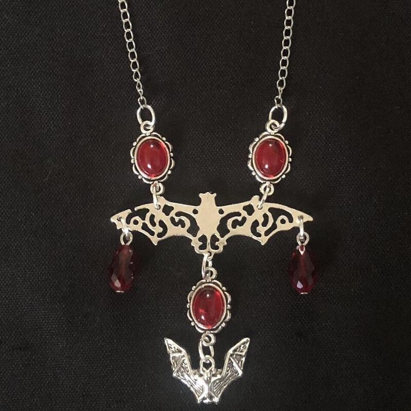 Bat’s Lair Gothic Necklace