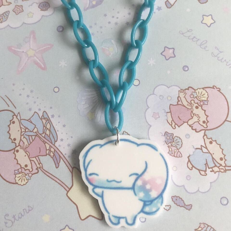 Sleepy Puppy Kawaii Necklace