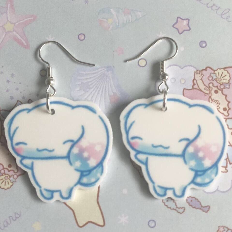 Sleepy Puppy Kawaii Earrings