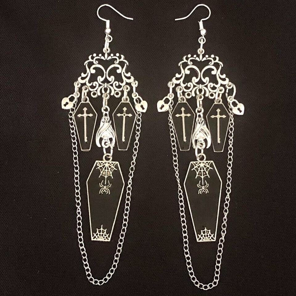 Morbid Beauty Gothic Earrings