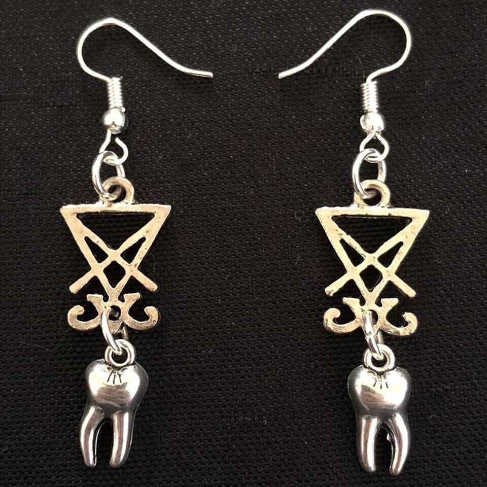 Satan’s Calling Gothic Earrings