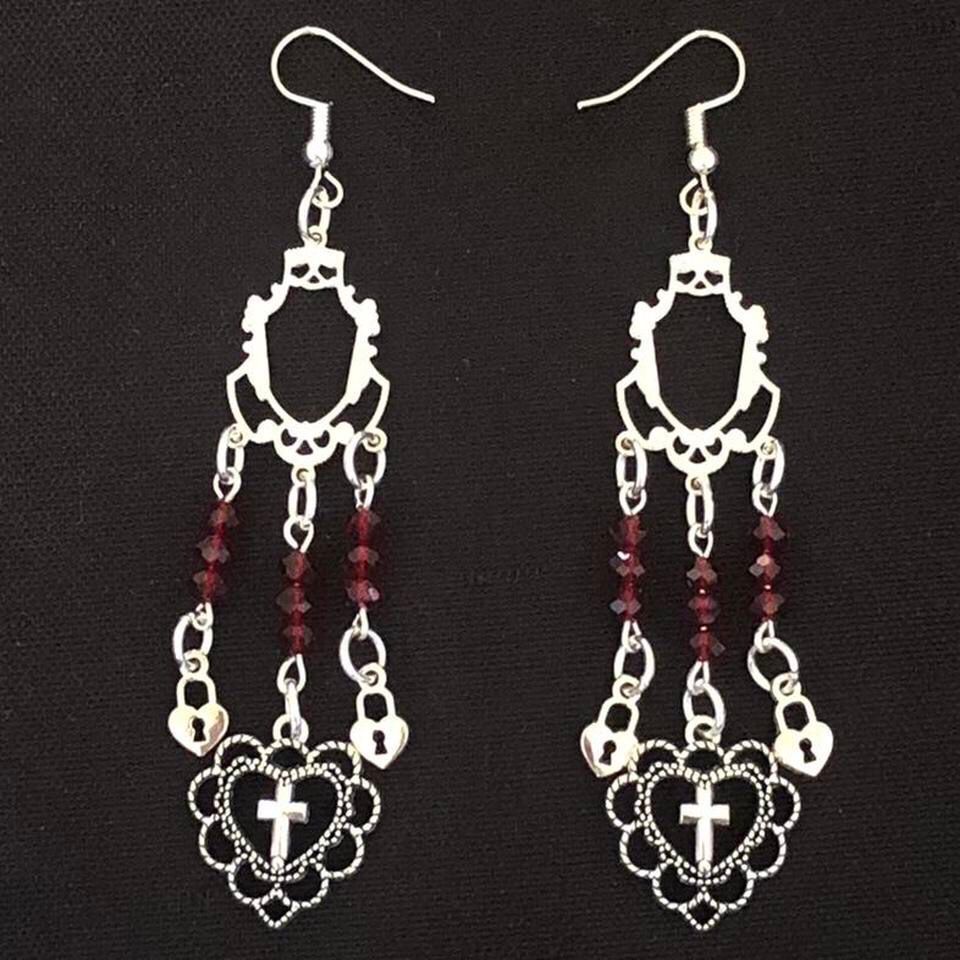 Immortal Love Gothic Earrings