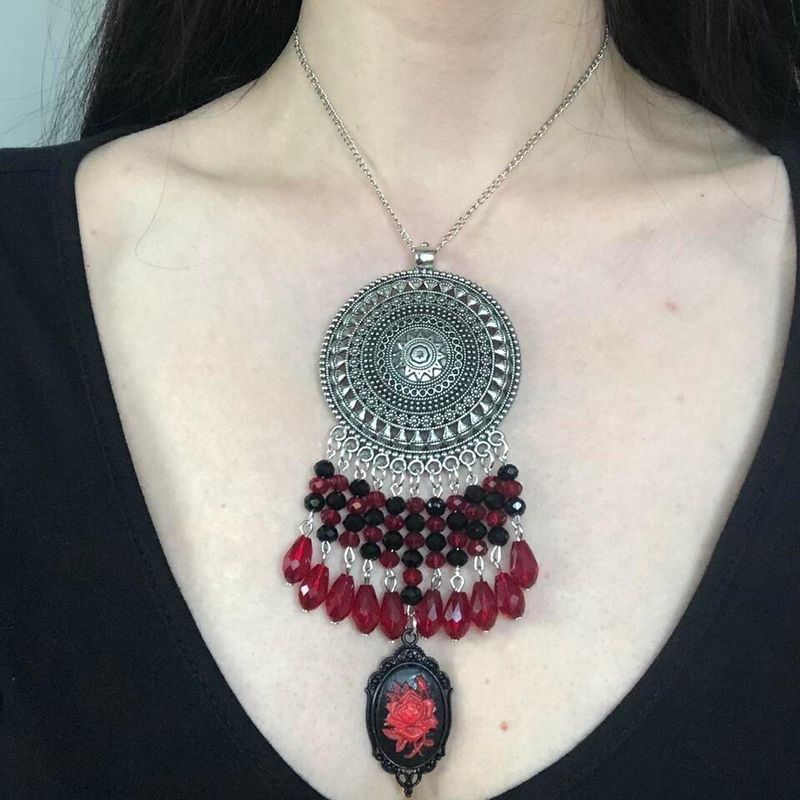 Everything’s Rosy Gothic Necklace