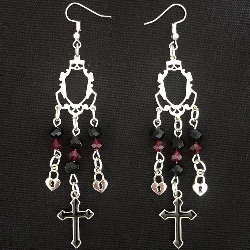 Romantic Chandelier Gothic Earrings