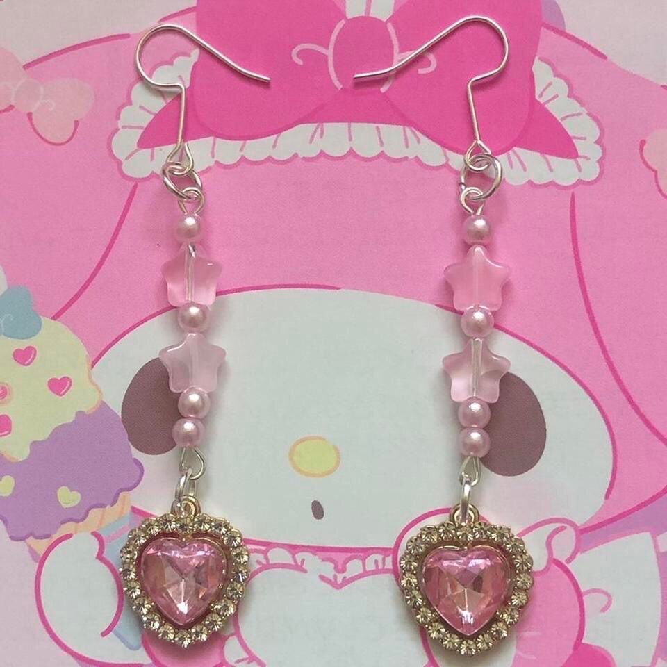 Pretty ‘N Pink Kawaii Earrings