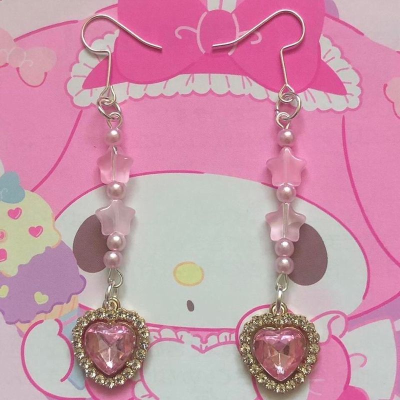 Pretty ‘N Pink Kawaii Earrings