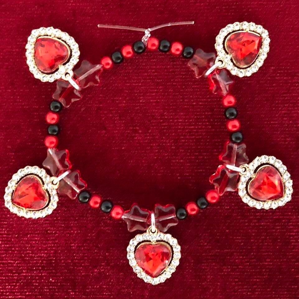 Pretty Romantic ‘N Red Gothic Bracelet