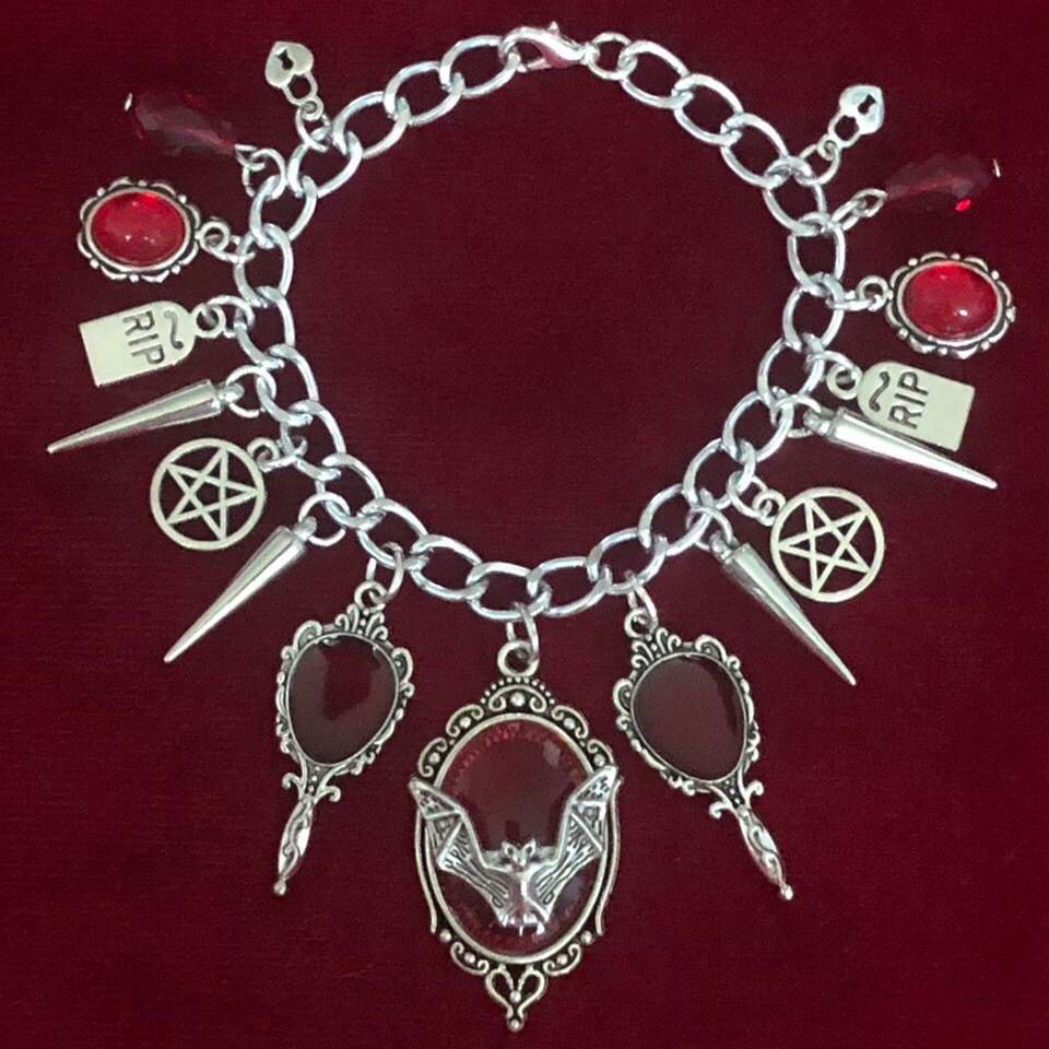 Red With Envy Gothic Bracelet