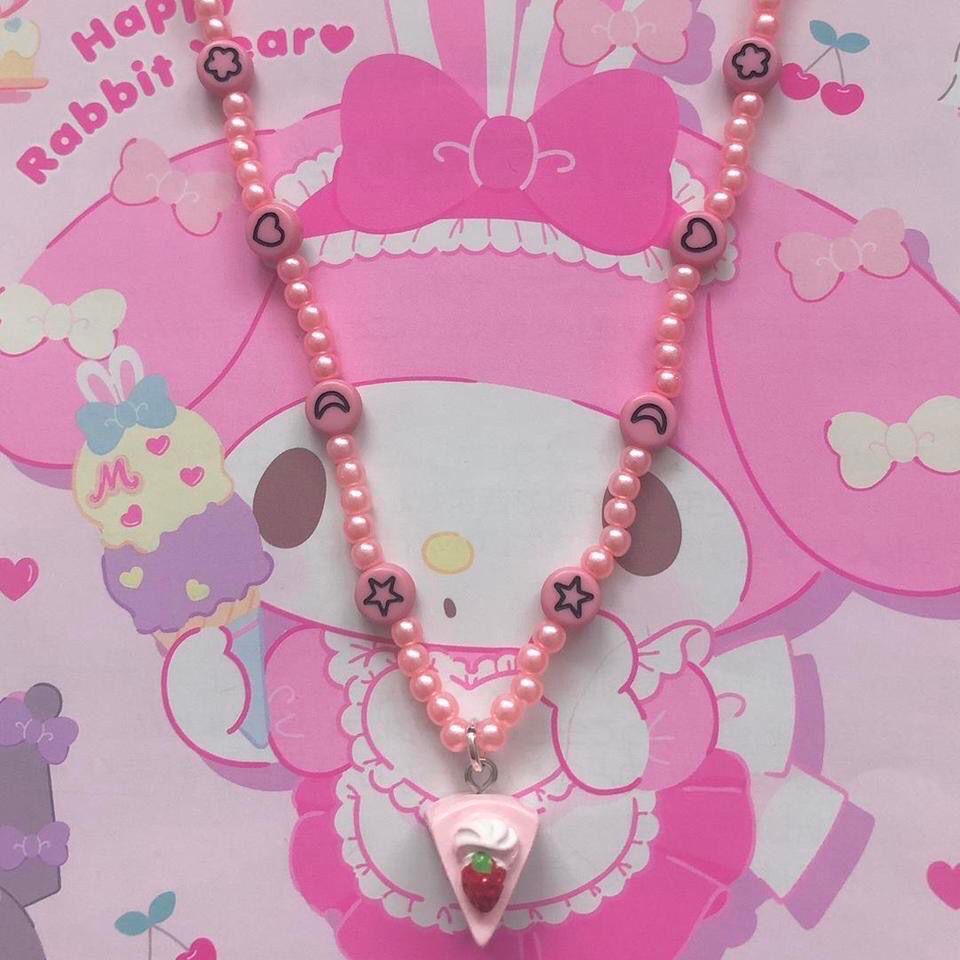 Princess Patisserie Pink Kawaii Necklace