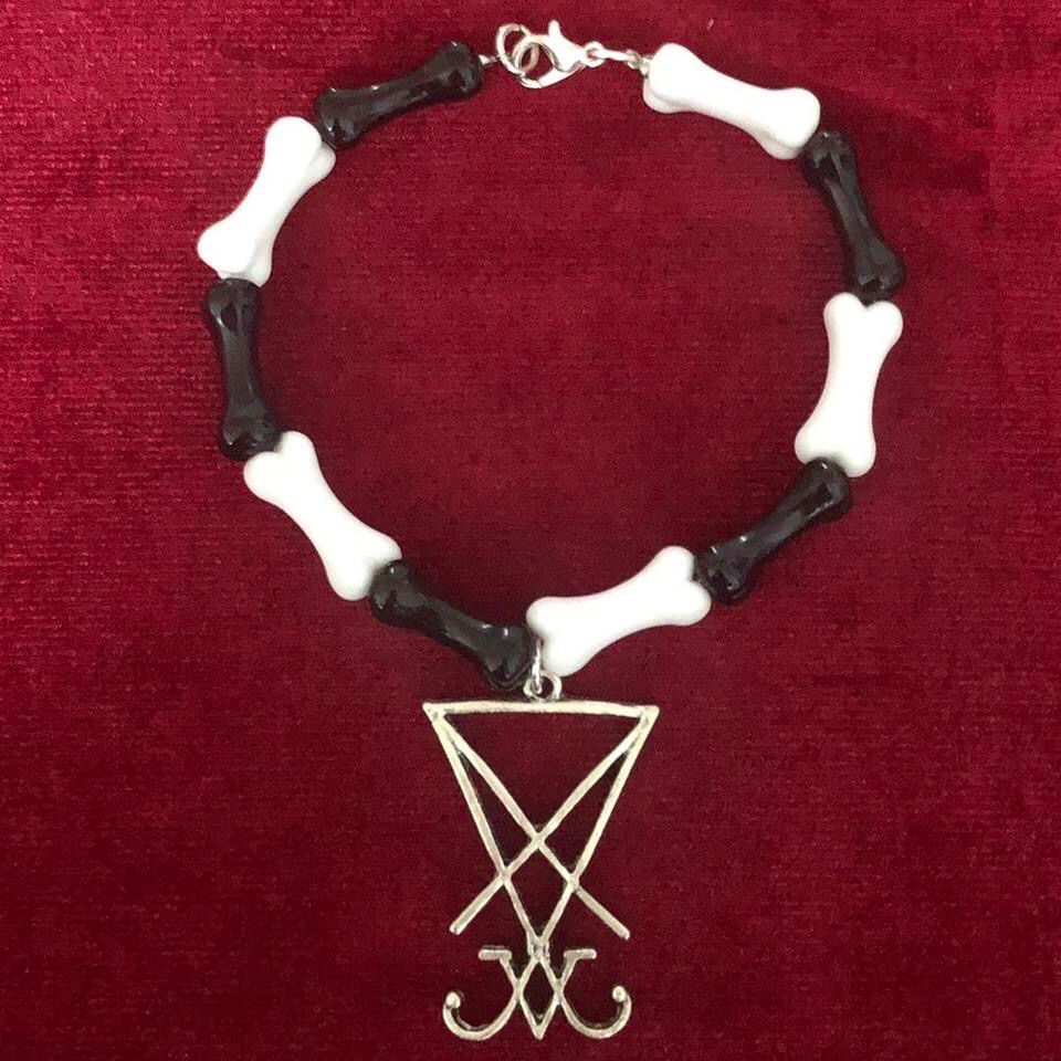 Bewitching Bones Leviathan Cross Gothic Bracelet