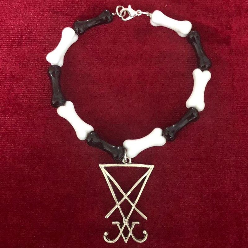 Bewitching Bones Leviathan Cross Gothic Bracelet