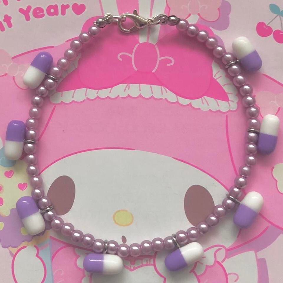 Take Ur Medz Kawaii Bracelet (Purple)