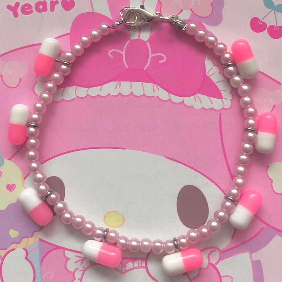 Take Ur Medz Kawaii Bracelet (Pink)