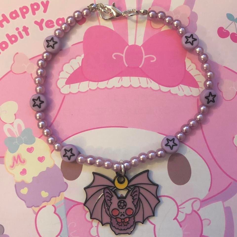 Pastel Nocturnal Dreams Kawaii Bracelet