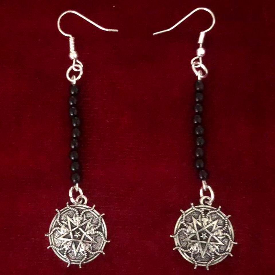Baphomet Gothic Earrings