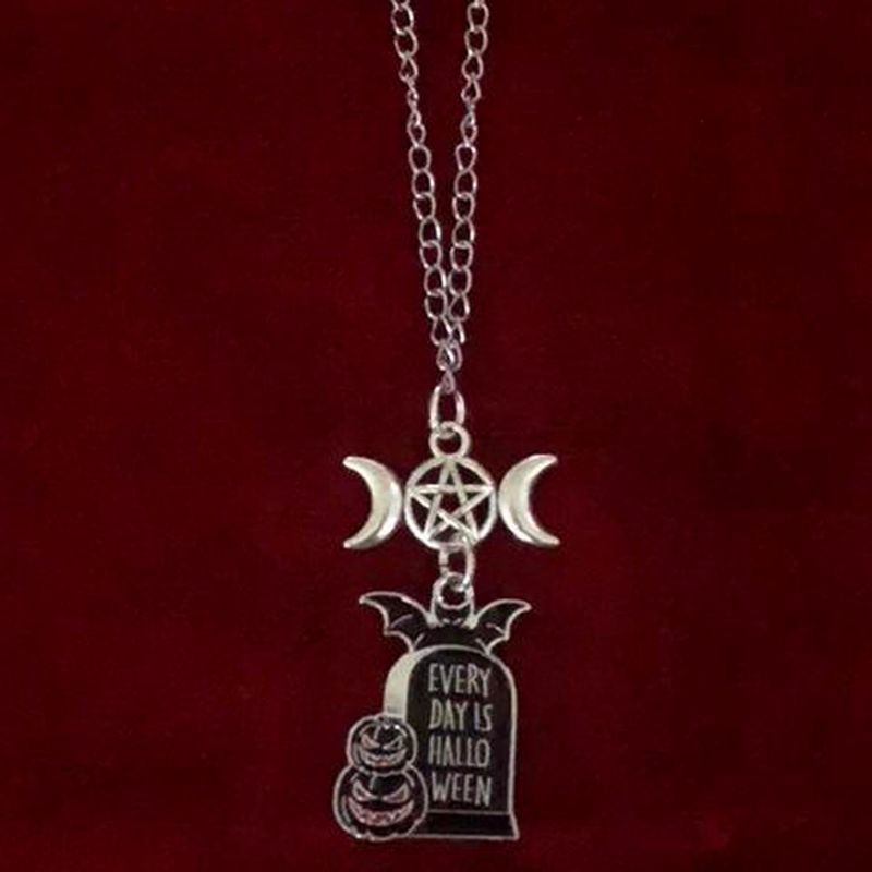 Every Day Is Halloween Gothic Necklace