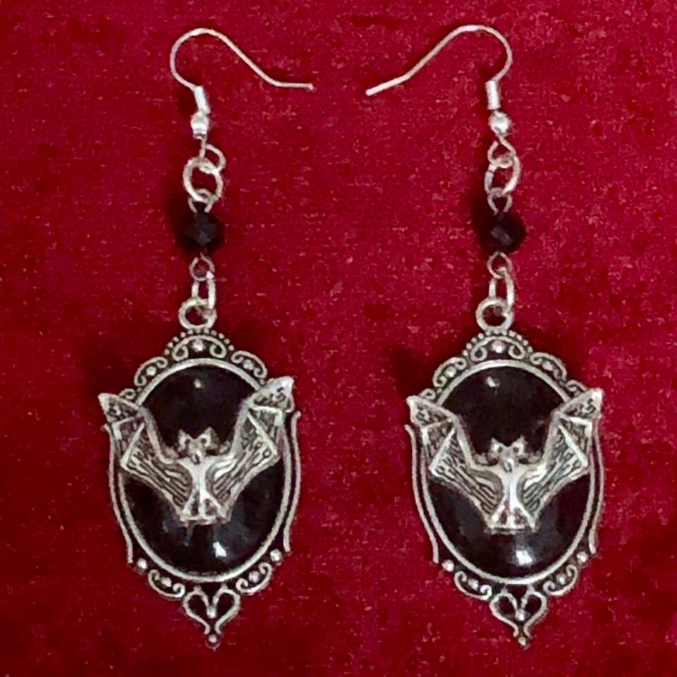 Midnight Flight Gothic Earrings