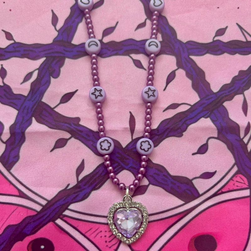 Pretty ‘N Purple Kawaii Necklace