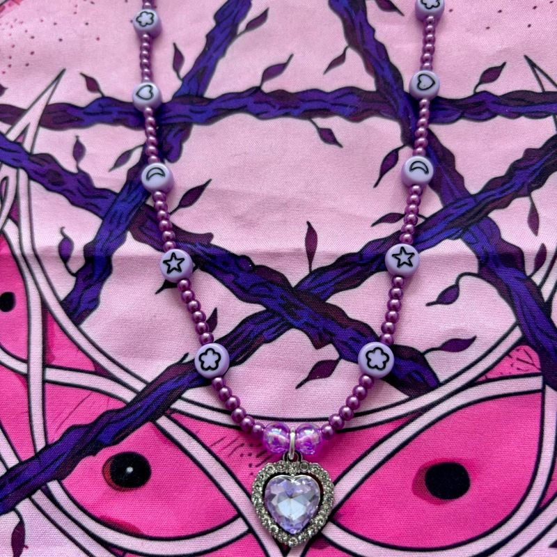 Pretty ‘N Purple Kawaii Necklace
