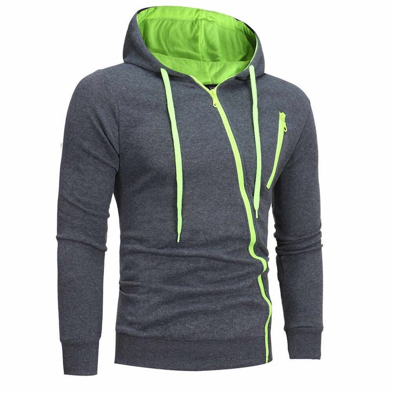 Sudadero ZP Cruzado | Gris / verde | S M L