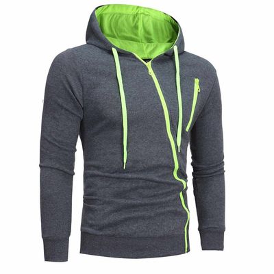 Sudadero ZP Cruzado | Gris / verde | S M L