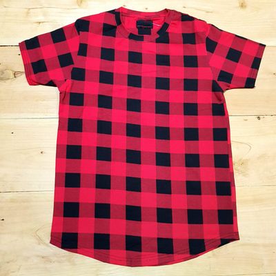 T-Shirt Brooklyn - Urbana cuadriculada roja - Unitalla S|M