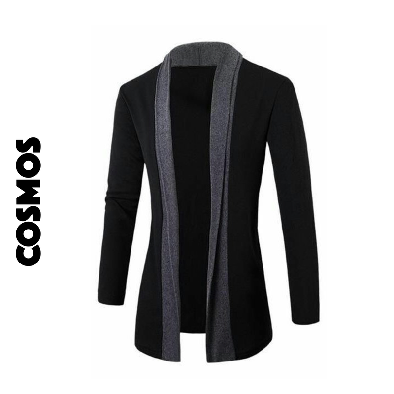 Abrigo combinado Negro - Gris oscuro | S M L XL
