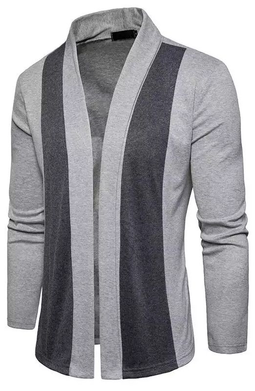 Abrigo combinado Gris claro - Gris oscuro | Médium
