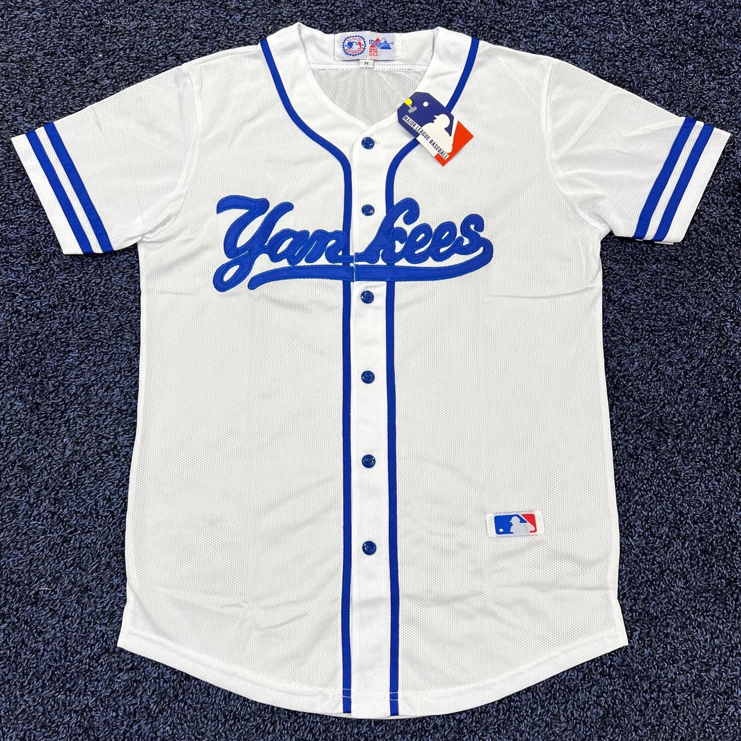 Beisbolera Yankees | detalles azules | M L XL