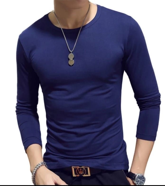 TSHIRT | cuello redondo | S M L | blue